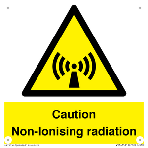 Caution Non-Ionising radiation